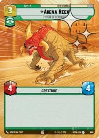 Arena Reek - Fixture of Ceremony (Hyperspace Foil) - Homeworlds - Star Wars: Unlimited card