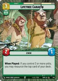 Lifetree Caravan (Hyperspace Foil) - Homeworlds - Star Wars: Unlimited card