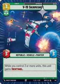 V-19 Skirmisher (Hyperspace Foil) - Homeworlds - Star Wars: Unlimited card