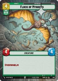 Flock of Mynocks (Hyperspace Foil) - Homeworlds - Star Wars: Unlimited card