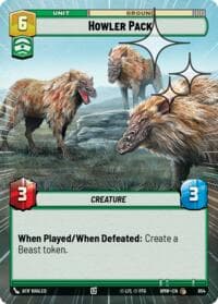 Howler Pack (Hyperspace Foil) - Homeworlds - Star Wars: Unlimited card