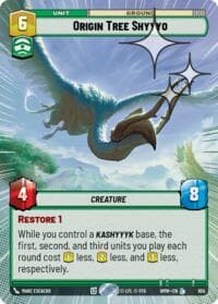 Origin Tree Shyyyo (Hyperspace Foil) - Homeworlds - Star Wars: Unlimited card