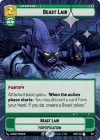 Beast Lair (Hyperspace Foil) - Homeworlds - Star Wars: Unlimited card