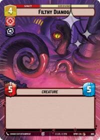 Filthy Dianoga (Hyperspace Foil) - Homeworlds - Star Wars: Unlimited card