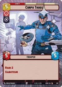 Corpo Thugs (Hyperspace Foil) - Homeworlds - Star Wars: Unlimited card