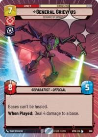 General Grievous - Scourge of Dathomir (Hyperspace Foil) - Homeworlds - Star Wars: Unlimited card