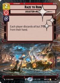 Raze to Ruin (Hyperspace Foil) - Homeworlds - Star Wars: Unlimited card