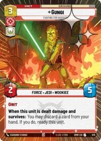 Gungi - Fighting for Kashyyyk (Hyperspace Foil) - Homeworlds - Star Wars: Unlimited card
