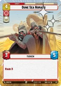 Dune Sea Nomads (Hyperspace Foil) - Homeworlds - Star Wars: Unlimited card