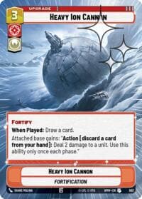 Heavy Ion Cannon (Hyperspace Foil) - Homeworlds - Star Wars: Unlimited card