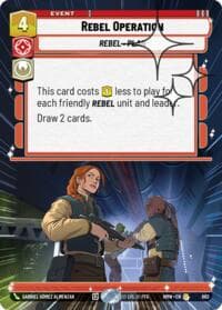 Rebel Operation (Hyperspace Foil) - Homeworlds - Star Wars: Unlimited card