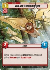 Village Troublemaker (Hyperspace Foil) - Homeworlds - Star Wars: Unlimited card