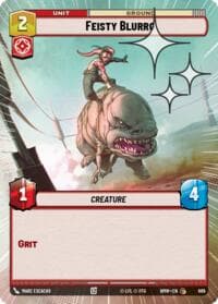 Feisty Blurrg (Hyperspace Foil) - Homeworlds - Star Wars: Unlimited card