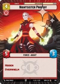 Nightsister Prodigy (Hyperspace Foil) - Homeworlds - Star Wars: Unlimited card