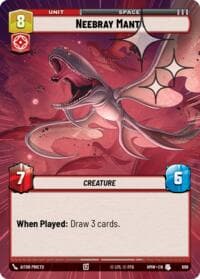 Neebray Manta (Hyperspace Foil) - Homeworlds - Star Wars: Unlimited card