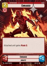 Enraged (Hyperspace Foil) - Homeworlds - Star Wars: Unlimited card