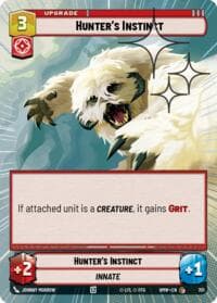 Hunter's Instinct (Hyperspace Foil) - Homeworlds - Star Wars: Unlimited card