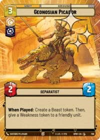 Geonosian Picador (Hyperspace Foil) - Homeworlds - Star Wars: Unlimited card