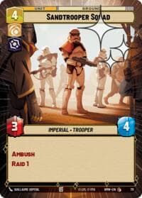 Sandtrooper Squad (Hyperspace Foil) - Homeworlds - Star Wars: Unlimited card