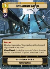 Intelligence Agency (Hyperspace Foil) - Homeworlds - Star Wars: Unlimited card