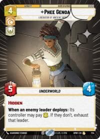 Phee Genoa - Liberator of Ancient Wonders (Hyperspace Foil) - Homeworlds - Star Wars: Unlimited card