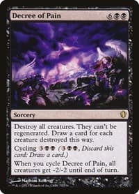 Decree of Pain - Commander 2013 - Magic: The Gathering card