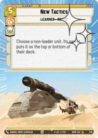 New Tactics (Hyperspace Foil) - Homeworlds - Star Wars: Unlimited card