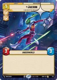 Jaxxon - I Can Hear You Breathing! (Hyperspace Foil) - Homeworlds - Star Wars: Unlimited card