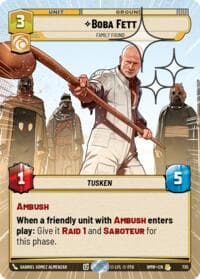 Boba Fett - Family Found (Hyperspace Foil) - Homeworlds - Star Wars: Unlimited card