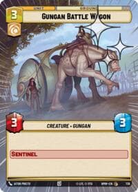 Gungan Battle Wagon (Hyperspace Foil) - Homeworlds - Star Wars: Unlimited card