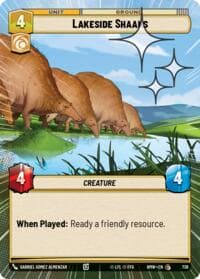 Lakeside Shaaks (Hyperspace Foil) - Homeworlds - Star Wars: Unlimited card