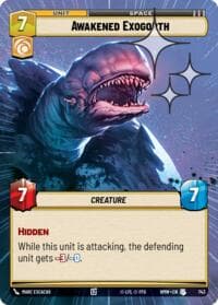 Awakened Exogorth (Hyperspace Foil) - Homeworlds - Star Wars: Unlimited card