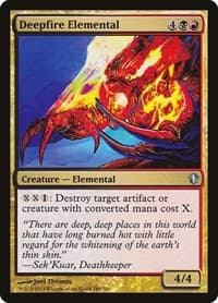 Deepfire Elemental - Commander 2013 - Magic: The Gathering card
