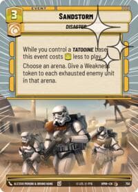 Sandstorm (Hyperspace Foil) - Homeworlds - Star Wars: Unlimited card