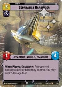 Separatist Harbinger (Hyperspace Foil) - Homeworlds - Star Wars: Unlimited card