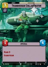 Trandoshan Collaborator (Hyperspace Foil) - Homeworlds - Star Wars: Unlimited card