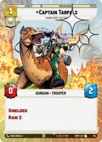 Captain Tarpals - Grand Army Captain (Hyperspace Foil) - Homeworlds - Star Wars: Unlimited card