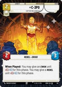 C-3PO - Captivating Storyteller (Hyperspace Foil) - Homeworlds - Star Wars: Unlimited card