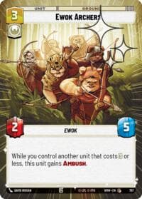 Ewok Archers (Hyperspace Foil) - Homeworlds - Star Wars: Unlimited card