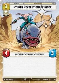 Ryloth Revolutionary Rider (Hyperspace Foil) - Homeworlds - Star Wars: Unlimited card