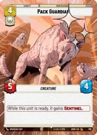Pack Guardian (Hyperspace Foil) - Homeworlds - Star Wars: Unlimited card