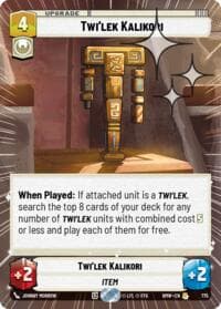 Twi'lek Kalikori (Hyperspace Foil) - Homeworlds - Star Wars: Unlimited card