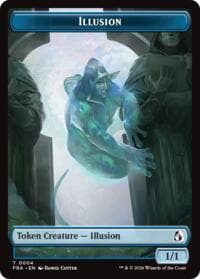 Illusion // Jace Double-Sided Token - Reality Fracture - Magic: The Gathering card
