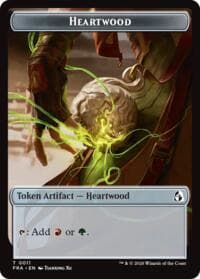Heartwood // Thopter Double-Sided Token - Reality Fracture - Magic: The Gathering card