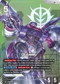 Qubeley (LR+) - Starter Deck 13: Silent Barrage - Gundam Card Game card