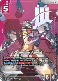 Gundam Aerial (LR+) - Starter Deck 13: Silent Barrage - Gundam Card Game card