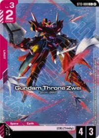 Gundam Throne Zwei (C+) - Starter Deck 13: Silent Barrage - Gundam Card Game card