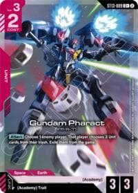 Gundam Pharact (C+) - Starter Deck 13: Silent Barrage - Gundam Card Game card
