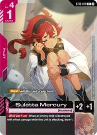 Suletta Mercury (C+) - Starter Deck 13: Silent Barrage - Gundam Card Game card