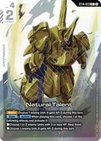 Natural Talent (C+) - Starter Deck 14: Heavy Dominion - Gundam Card Game card